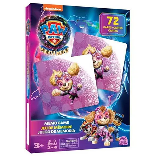 Настільна гра Spin Master Меморі Цуценячий патруль у кіно 2 (Paw Patrol the Mighth Movie. Memo Games) (англ.) (SM98273/6067937) - фото 1