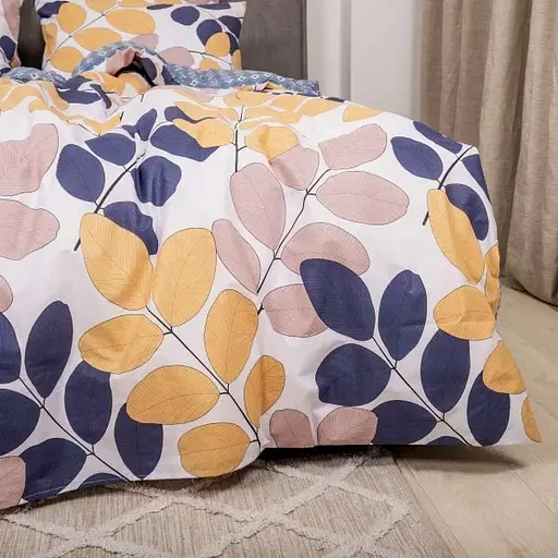 Комплект постільної білизни Viluta євро ранфорс 22175 100% бавовна - фото 6