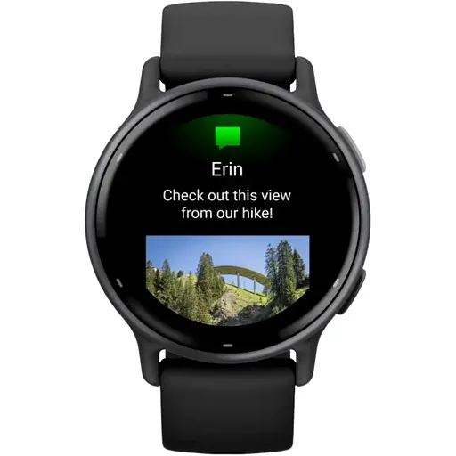 Смарт-часы Garmin vivoactive 5 Slate Aluminum Bezel with Black Case and Silicone Band (010-02862-10) - фото 3
