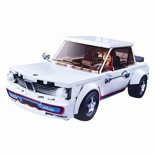 Конструктор Sluban M38-B1126 Машинка с фигуркой — 277 деталей, белый