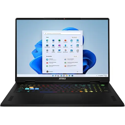 Ноутбук MSI Vector A18 HX A9WHG Cosmos Gray/18 IPS WQXGA 240 Гц/AMD Ryzen 9 9955HX/RAM 32 ГБ/SSD 1 ТБ/RTX 5070Ti, 12 ГБ/Windows 11 Home
