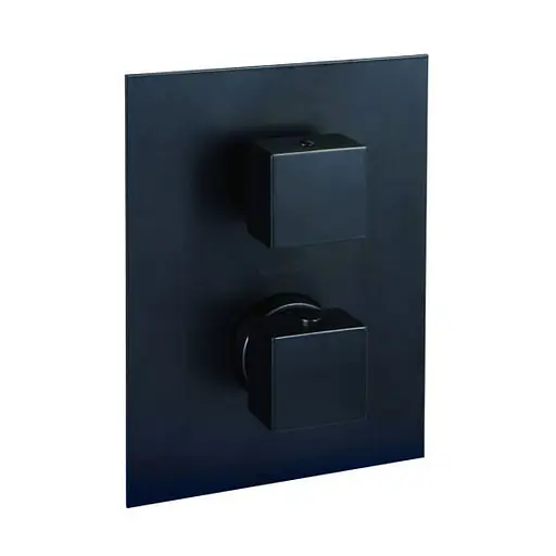 Термостат прихованого монтажу Paffoni Elle чорний матовий LEQ 519 NO/M, Чорний матовий - фото 1