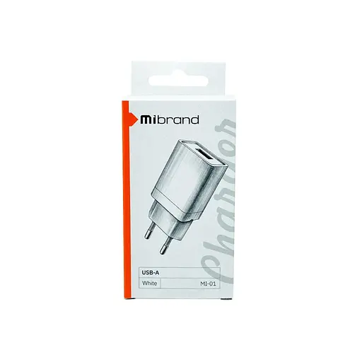 Блокировка зарядная Mibrand Mi-01 Travel Charger Usb-A - фото 1