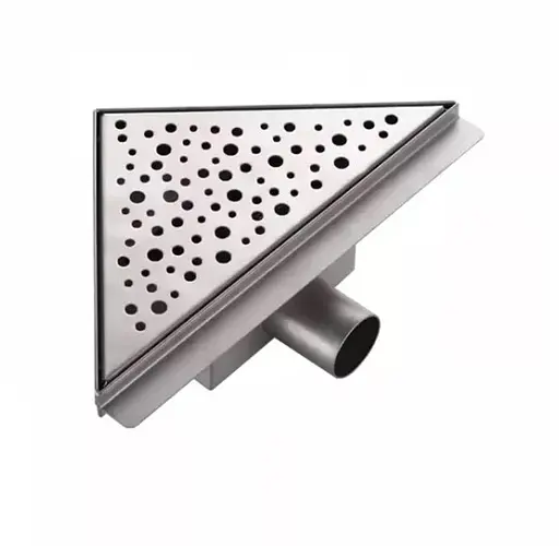 Угловой трап для душа Gappo нержавеющая сталь, 200x200 мм G82020-1 - фото 1