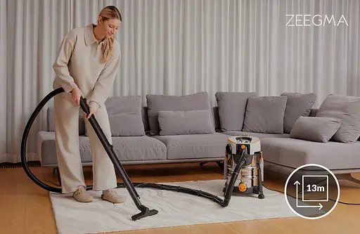Пилосос Zeegma Zonder PRO AQUA професійний миючий Silver - фото 2
