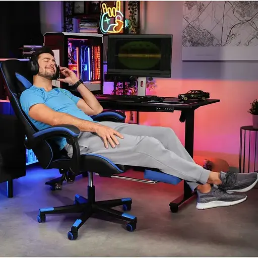 Геймерское кресло Di Volio Ragazo синий - фото 6