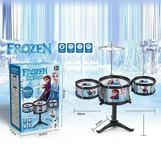 Компактная барабанная установка «Герой» DX 1001-4 – игровой набор для юного музыканта - фото 2