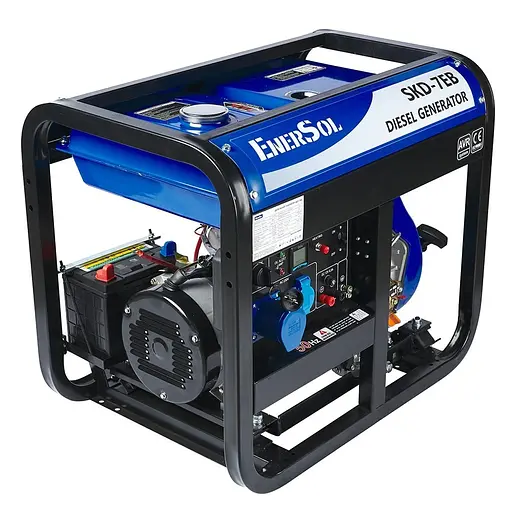 Генератор дизельний 6 кВт EnerSol SKD-7EB (41-00480) - фото 3