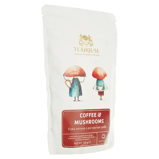 Кофе молотый Teahouse Mushrooms с экстрактом грибов 100 г