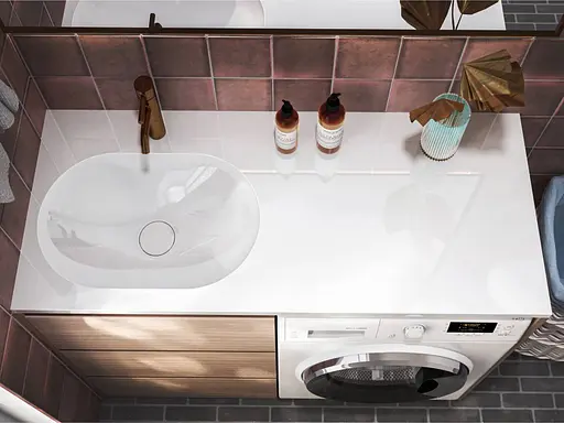 Умивальник Miraggio New York L 0000220, Білий - фото 4