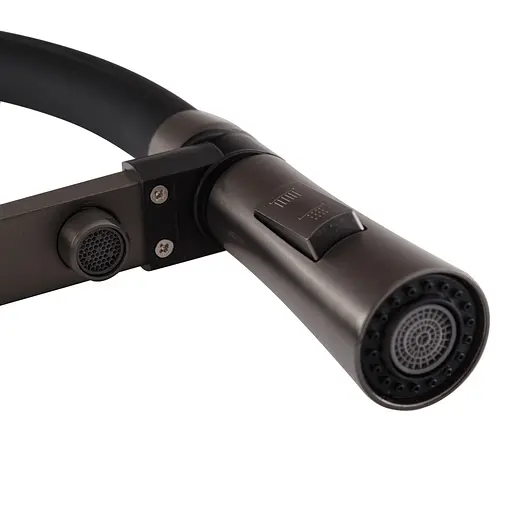 Змішувач для кухні Mixxus Premium Magnet 021 із силіконовим виливом graphite MI6975 Графіт - фото 6