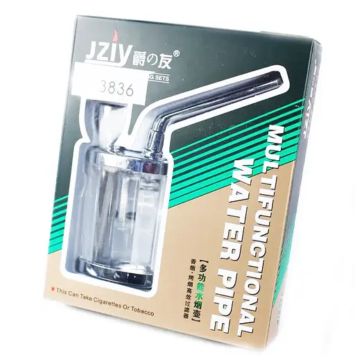 Похідний міні Кальян JZIY JY-053 №3836 Silver (10881) - фото 3