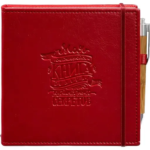 Кук-бук для записи рецептов BlankNote в красном обложке - фото 1