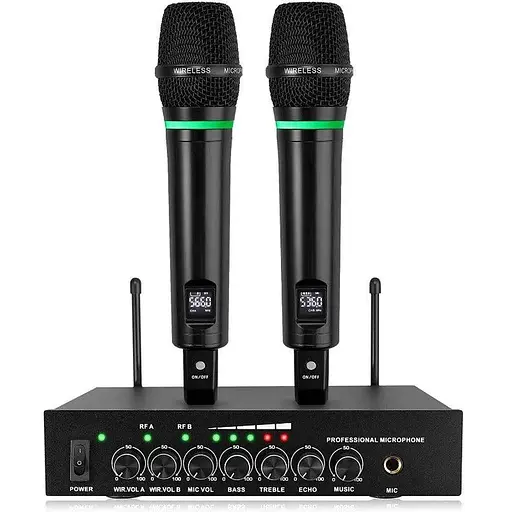 Ручная микрофонная система LiNKFOR UHF, перезаряжаемая