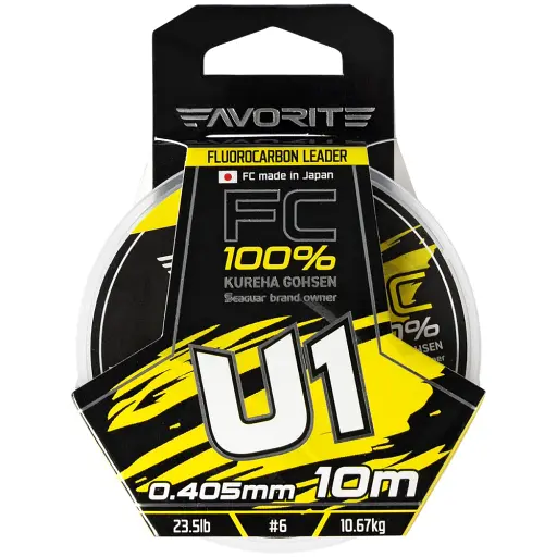 Флюорокарбон Favorite U1 FC 10 м 6.0/0.405 мм 23.5 lb/10.67 кг - фото 2