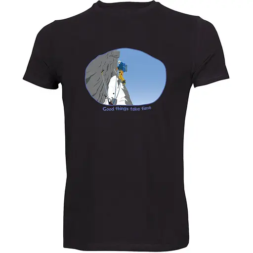 Футболка Fram Good things take time L Чорна (1044-id_7638)