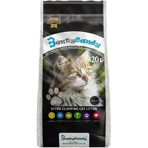 Уцінка. Наповнювач для котячого туалету Benty Sandy Natural бентонітовий 20 л