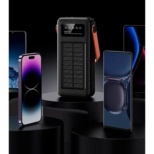 Внешний аккумулятор Hoco DB33 Plus Rising 30000mAh 22.5W Black [130157] - фото 7