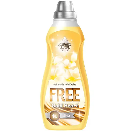 Кондиціонер-пом'якшувач для білизни Free Gold Heart 1 л