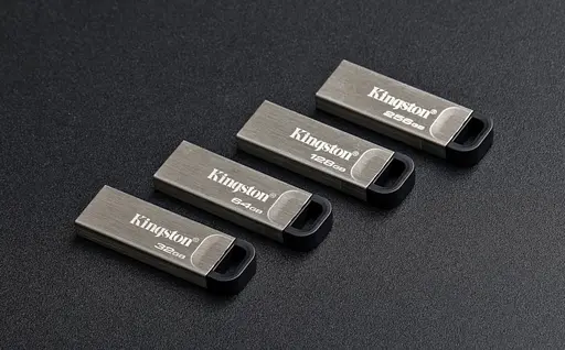 Flash Drives Kingston DataTraveler Kyson 256GB USB 3.2 (DTKN/256GB) Silver/Black (6622890) - фото 5