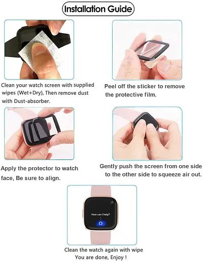 Защитная пленка Amazfeel для смарт-часов Amazfit GTS/GTS2 с рамкой (2 шт.) - фото 9