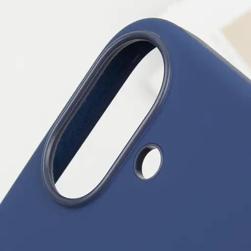 Чехол Epik Silicone case AAA с Magsafe и анимационной кнопкой для Apple iPhone 16, 6.1 Denim - фото 7