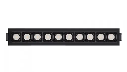 Світильник точковий врізний KLOODI KD-POINT 10X2 20W 4K BK - фото 3