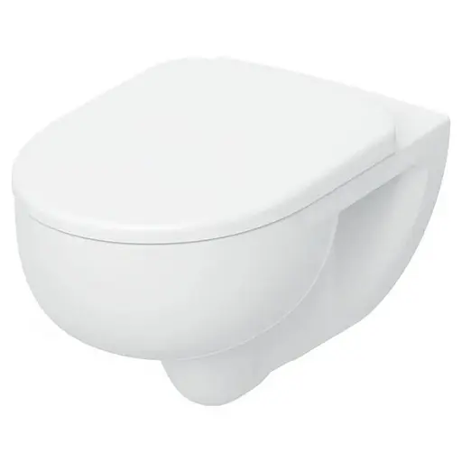 Унитаз подвесной Geberit Selnova TurboFlush 503.083.00.1 с сидением Soft Close, Белый - фото 1