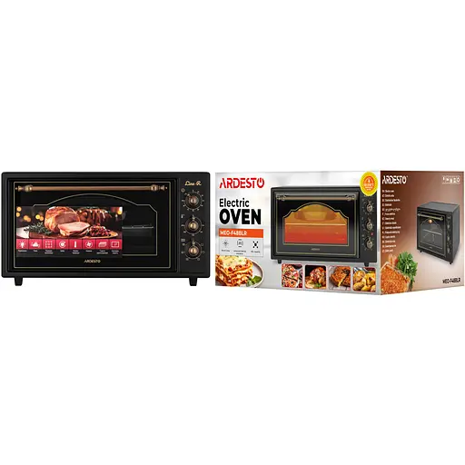 Піч електрична Ardesto Line-R, 48 л, 1600 Вт, механіч., конвенція, чорний - фото 12