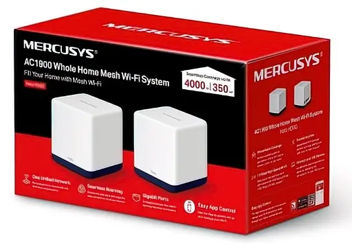 MESH-система Mercusys mesh Halo H50G AC1900 2Pcs White 802.11ac (Halo H50G(2-pack)) - фото 3