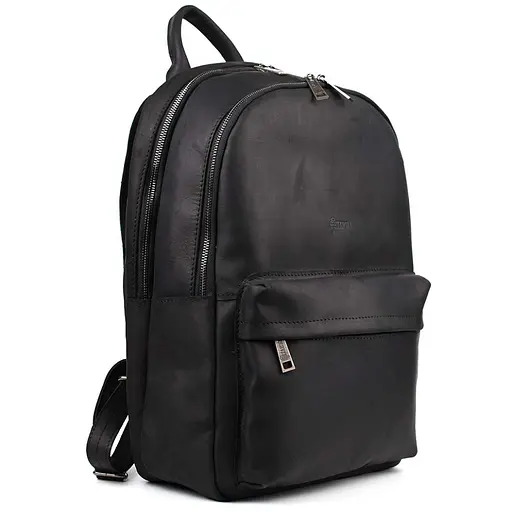 Кожаный мужской рюкзак TARWA 40х31х13 см sum0026170 - фото 4