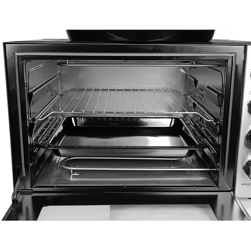 Піч електрична Grunhelm GN70KASC 70 л чорна (123683) - фото 8