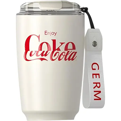 Термокружка GERM Mocha Series Coca-Cola 400ml White (GM127B50329) [153234]