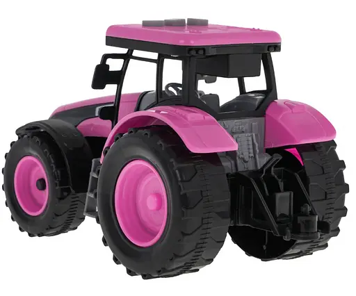 Трактор детский Ramiz со светом и звуком розовый - фото 3