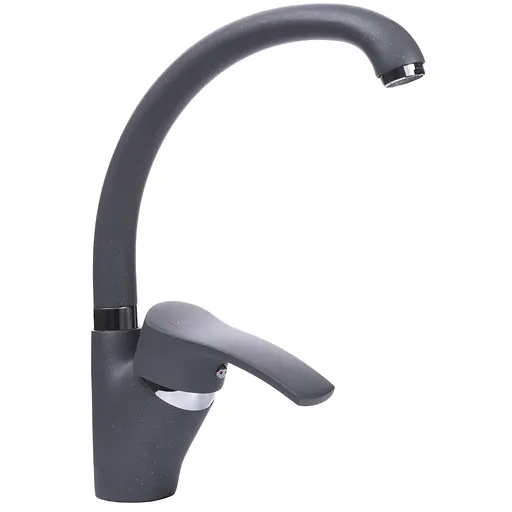 Смеситель для кухни Globus Lux GLQU-0203S-BIG-3-Titanium Графит - фото 1