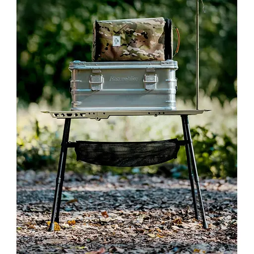 Стол складной Naturehike CNK2450JJ025 60х40 см алюминий Оливковый - фото 5