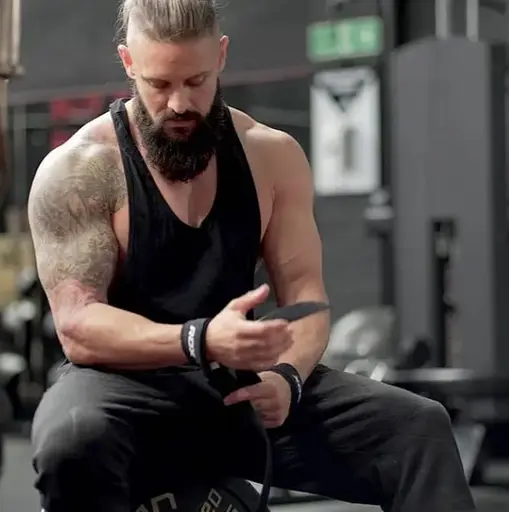 Лямки для тяги RDX S4 Gym Cotton Gel Straps Red Plus (WAC-S4R+) - фото 6