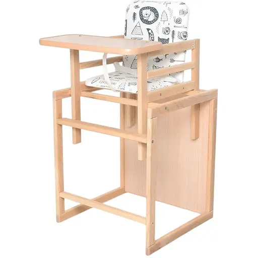 Стульчик для кормления Quest білий, трансформер, 2-х точ.ремені, білий