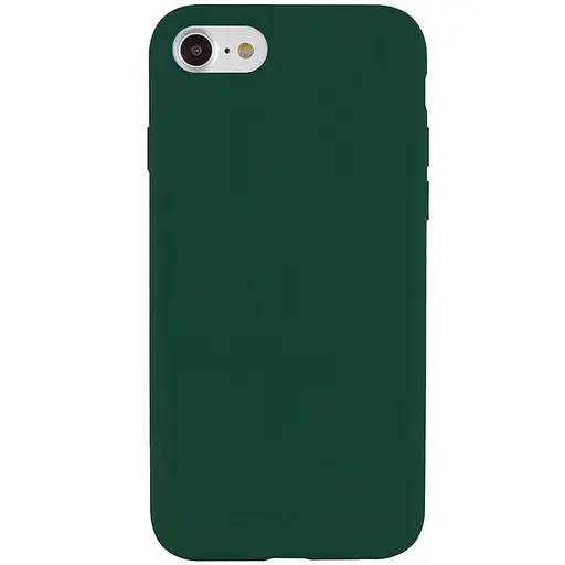 Чохол Epik Silicone Case Full Protective AA NO LOGO для Apple iPhone SE 2020/7/8 4.7 Зелений/Forest green