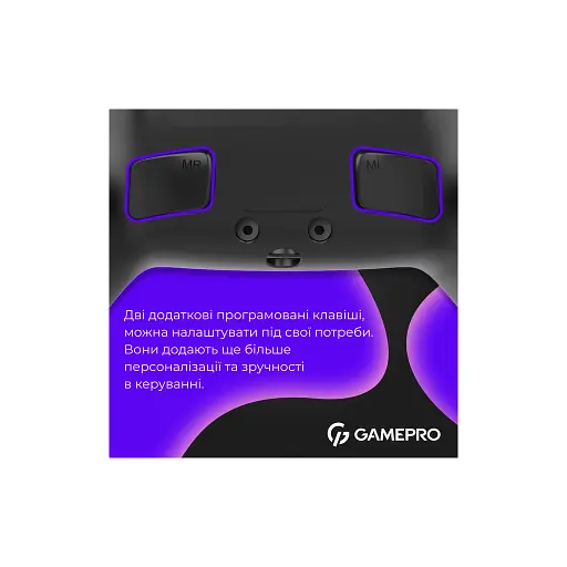Геймпад GamePro GPS13B BT 5.3/USB/PC/iOS/Android/PS3/PS4 RGB Black (GPS13B) - фото 7