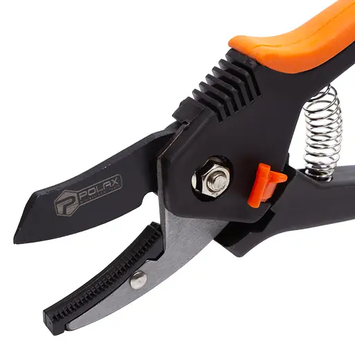 Секатор садовый Polax профессиональный с наковальней (70-022) - фото 4