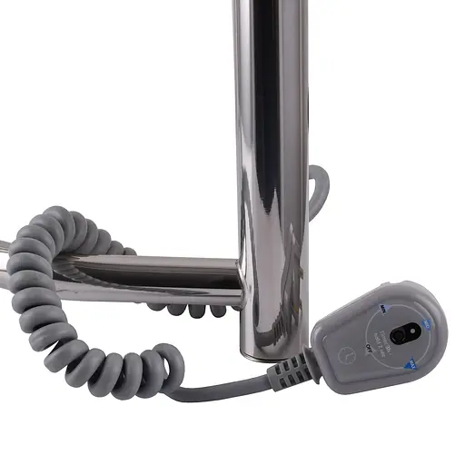 Електрична рушникосушка Unio LT EU 500-400-4 Драбинка Трапеція, Хром, Праве, Електронний - фото 5