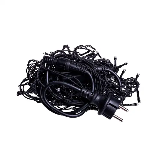 Новорічна гірлянда вулична Бахрома GarlandoPro 6 м 105 LED чорний провід мультиколор 6МBML - фото 5