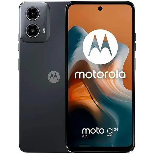 Смартфон Motorola Moto G34 5G 8/128Gb Charcoal Black Global