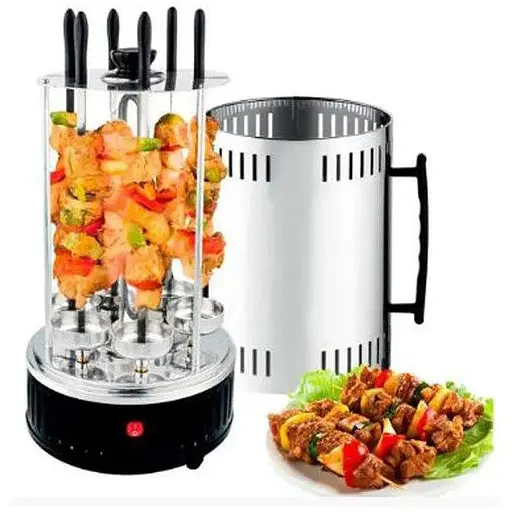 Електрошашличниця вертикальна на 6 шампурів SW8808  1000Вт  - фото 3