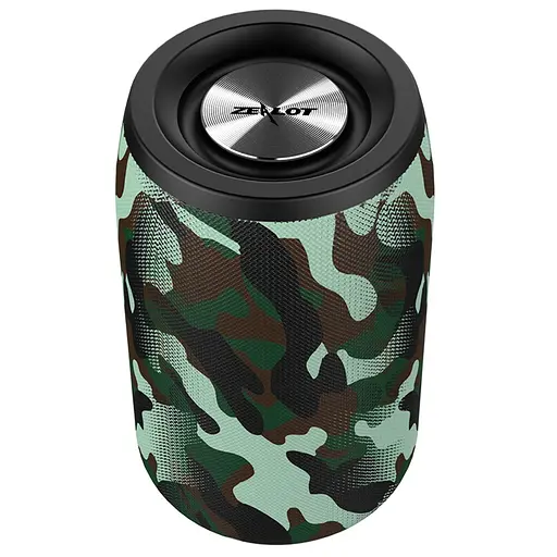 Портативна bluetooth колонка Zealot S32 камуфляжний зелений - фото 4