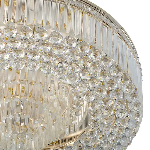 Люстра Brille торт стельова з підсвічуванням LED E14 40W Glass (BCL-600C/9) - фото 2