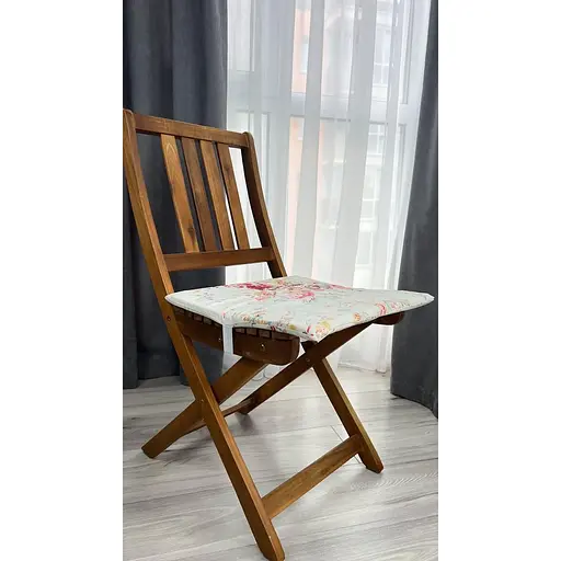 Водоотталкивающая подушка на стул Цветочный принт (2 шт.) - фото 2