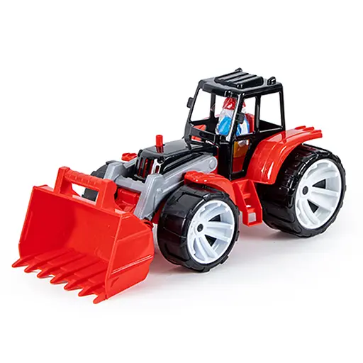 Трактор Bams 1, ковш, Бамсик, черная кабина - фото 3