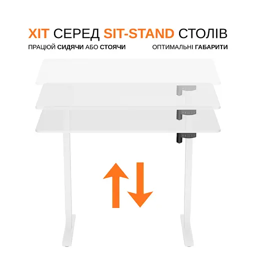 Электрический стол для работы сидя и стоя с регулировкой высоты Itech MT12BW - фото 3